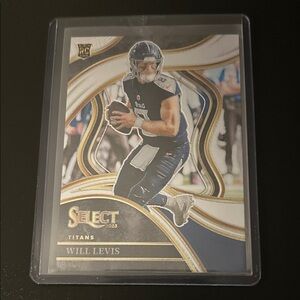 Panini Select Will Levis Navy Gold Football Card